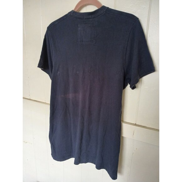 Vintage Abercrombie & Fitch Athletic Dept Mens T-Shirt Large Muscle Navy Blue* - Picture 4 of 14